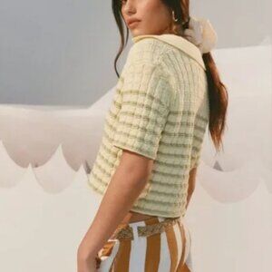 Kimchi Blue Oliver Button Down Polo Sweater